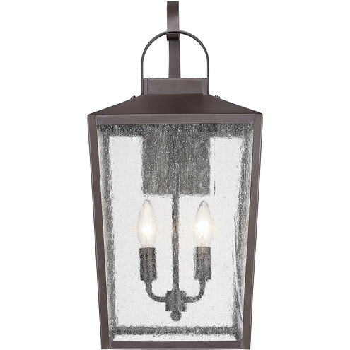 Devens 2 Light 21.75 inch Powder Coated Bronze Outdoor Wall Sconce
